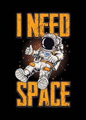 Astronaut Moon Space Need