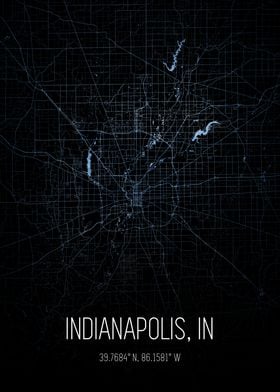 Indianapolis City Map