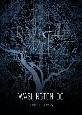 Washington DC City Map