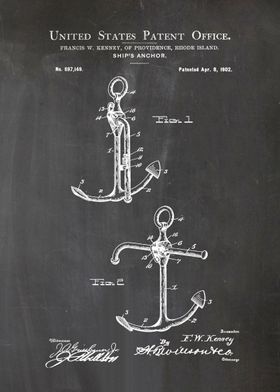 2 Ships Anchor Patent Pr