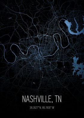 Nashville City Map