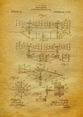 75 1910 Aerial Machine Pa