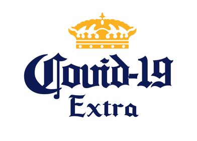 covid19 extra logo parody