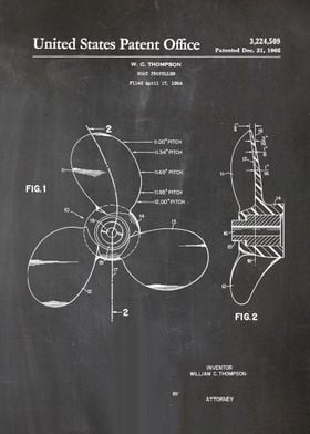 4 Boat Propeller Patent