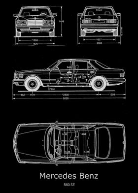 Mercedes Benz 560SE W201 1