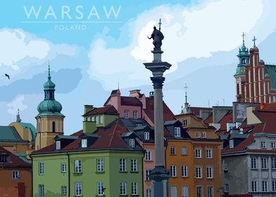 Poland Warsaw old town