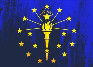 Indiana State Flag