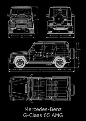 Mercedes Benz blueprint