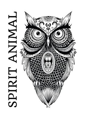 Mandala Owl