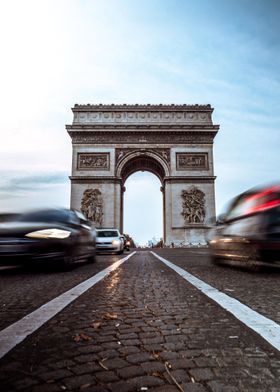 Triumphal arch of paris