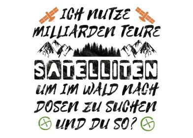 Spruch Geocache Motiv