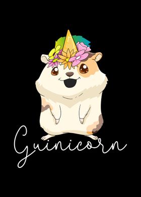 Guinea Pig Unicorn Kawaii