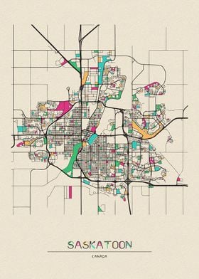 Saskatoon Map