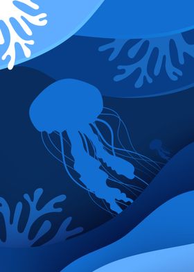 Jellyfish in waterworld