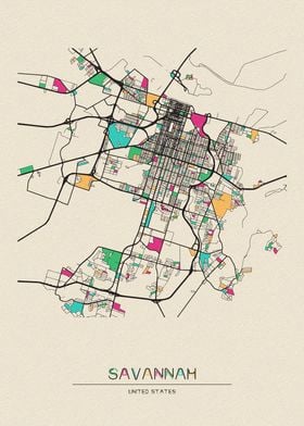 Savannah Map