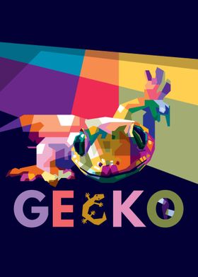 Gecko in WPAP Style