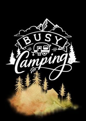 Busy camping