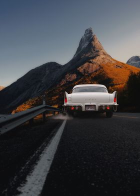The car and the mountain