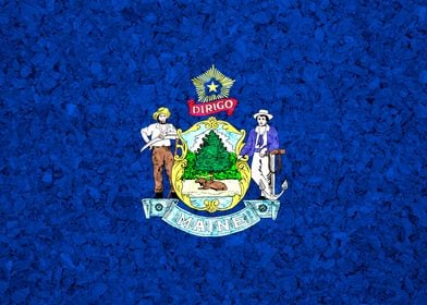 Maine State Flag