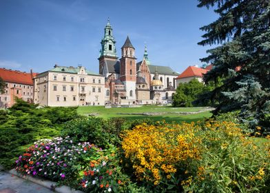 Wawel Cathedral And Garden