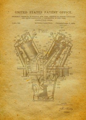 90Aircraft Motor Patent