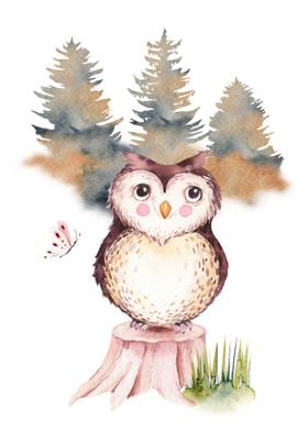 Cute owl