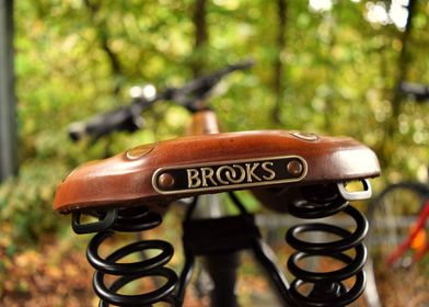 Retro bikesaddle by Brooks