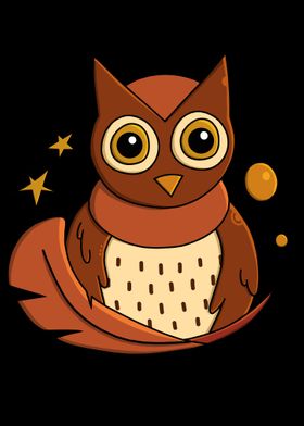 Mystical Brown Owl
