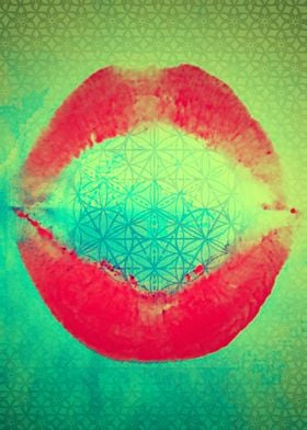 Lips of flower of life