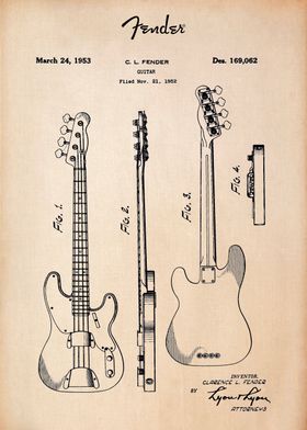 Fender Bass Blueprint