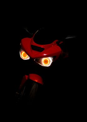 Red ZX-6R 636 Motorcycle