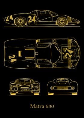 Matra 630 Blueprint gold 