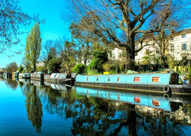 River and boats