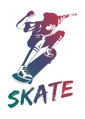 Kids Skate Skateboard Gift