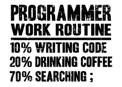 Programmer Routine