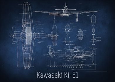 Kawasaki Ki 61 Blueprint