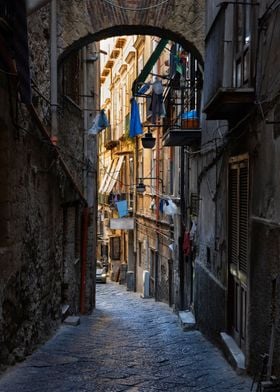 Old Naples Narrow Street