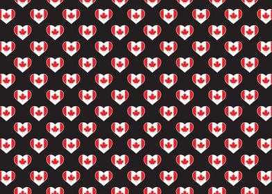 Love Canada flag Motif