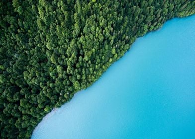 Aerial Lake View