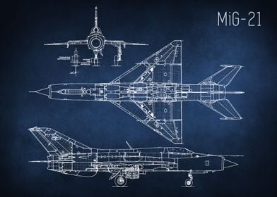 MiG 21 Blueprint