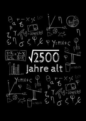 50 Geburtstag Mathe Wurzel