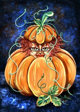 The pumpkin girl 