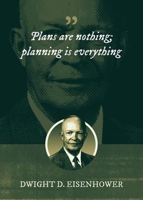 Plans are nothing