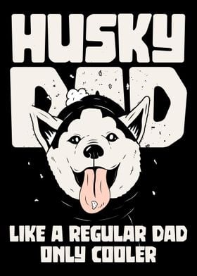 Husky Dad Dog Fathers Day