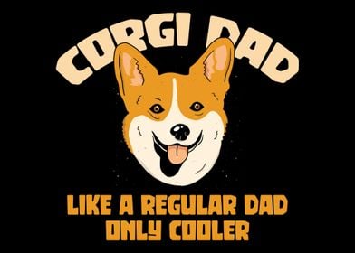 Corgi Dad Dog Fathers Day