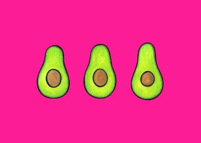 Avocado Energies Vegan Art