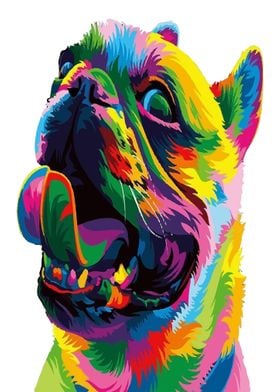 dog animal abstract design