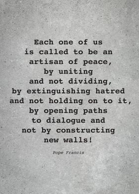 Pope Francis Quote L016