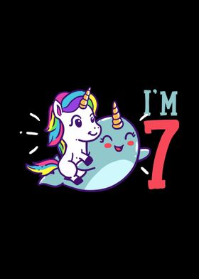 7th Birthday Unicorn Nar