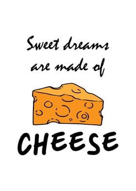 Funny Cheese Wall Art 